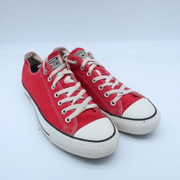 Converse Other - Converse Chuck Taylor All Star Low Top Red Sneakers Men's Size 12